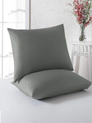 gri antrasit 2li yastık kılıfı