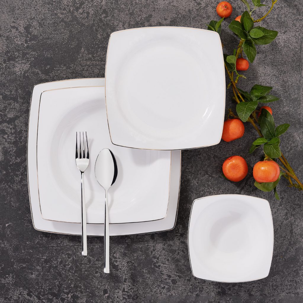 pure platin yemek takımı